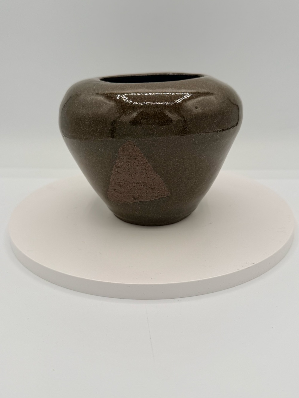 Vintage Studio Pottery Small Vase Signed ZO or ZD